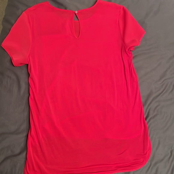 French Connection. Pink silk front, terry back. Size M. - Picture 4 of 4